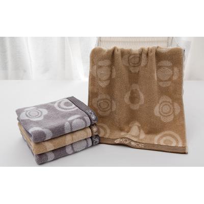 洁丽雅8045（棕）纯棉强吸水舒适面巾