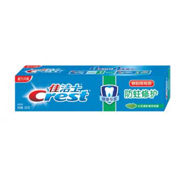 佳洁士健康专家防蛀修护牙膏(晶莹薄荷) 200g