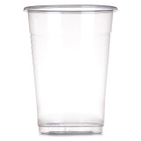 妙洁 一次性塑料杯子 商用加厚航空杯240ml*100只/包
