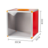 铝合金透明抽奖箱 可拆卸（配30个抽奖球）